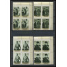 365c - Fujeira MNH ** Mi N° 365 / 373 A usa Dwight D. Eisenhower american président bloc 4 cote 48 euros