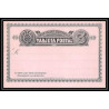 3752/ Equateur (ecuador) Entier Stationery Carte postale (postcard) 3c noir sur rose tb