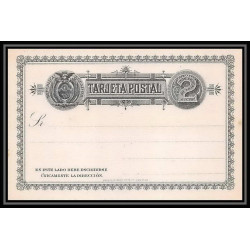 3753/ Equateur (ecuador) Entier Stationery Carte postale (postcard) 3c noir tb