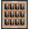 365d - Fujeira MNH ** Mi N° 365 / 373 A usa Dwight D. Eisenhower american président feuilles sheets cote 144 euros