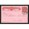 3894/ Chili (chile) Entier Stationery carte lettre letter card N°2 - santiago 1903