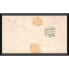 3906/ Chili (chile) Entier Stationery Enveloppe (cover) N°1 santiago pour valparaiso 1889