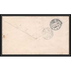 3916/ Chili (chile) Entier Stationery Enveloppe (cover) N°6 angol pour uetersen allemagne (germany) 1897