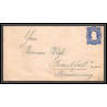 3930/ Chili (chile) Entier Stationery Enveloppe (cover) N°15 pour frankfurt allemagne (germany) 