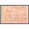 3953/ Chili (chile) Entier Stationery Carte postale (postcard) N°35 + complément pour Rathenow allemagne (germany) 1912