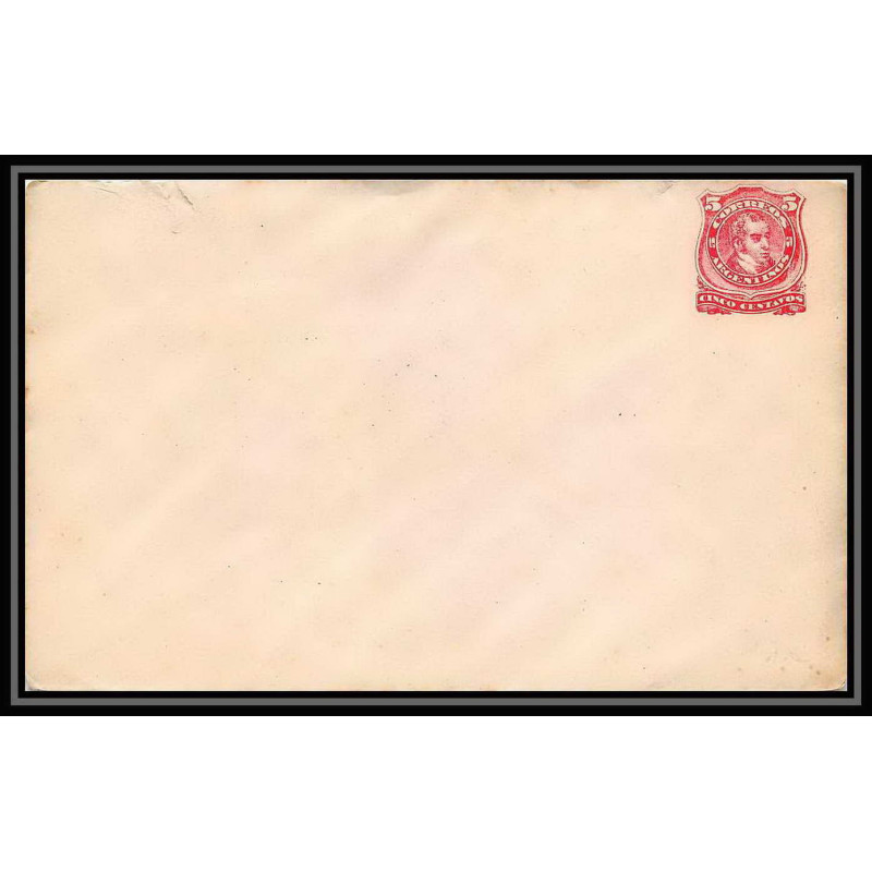 4085/ Argentine (Argentina) Entier Stationery Enveloppe (cover) N°7 neuf (mint) 1890