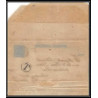 4094/ Argentine (Argentina) Entier Stationery Bande pour journal newspapers wrapper N°9 taxé 