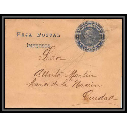 4096/ Argentine (Argentina) Entier Stationery Bande pour journal newspapers wrapper N°30 pour ciudad