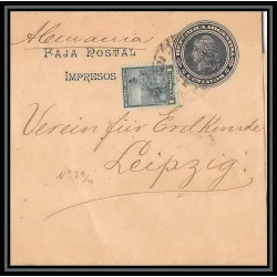 4105/ Argentine (Argentina) Entier Stationery Bande journal newspapers wrapper N°31 pour leipzig Allemagne (germany)