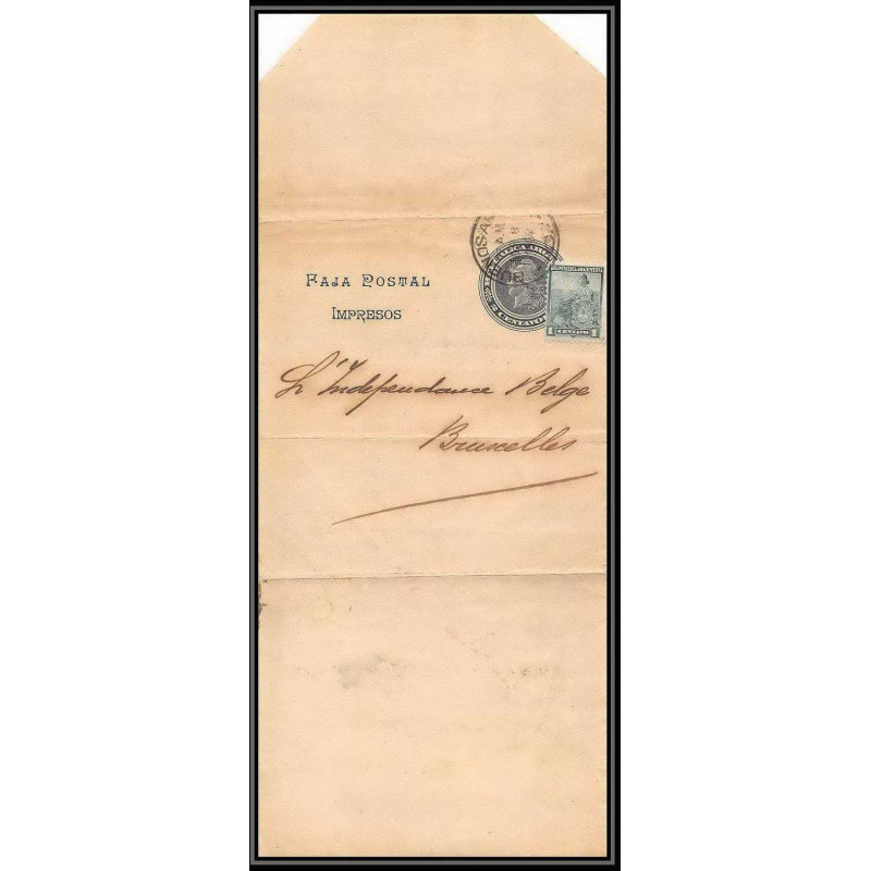 4106/ Argentine (Argentina) Entier Stationery Bande pour journal newspapers wrapper N°31