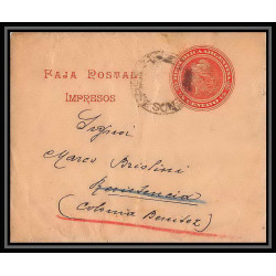 4112/ Argentine (Argentina) Entier Stationery Bande pour journal newspapers wrapper N°29 colonia benitez