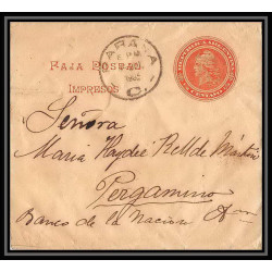 4113/ Argentine (Argentina) Entier Stationery Bande pour journal newspapers wrapper N°29 parana 1903