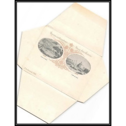 4124/ Argentine (Argentina) Entier Stationery Enveloppe (cover) 5c blue rare neuf (mint) tb