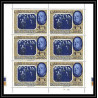 367e - RAS AL KHAIMA - MNH ** Mi N° 15 / 20 A (BLOC 4 / 6 A )Winston Churchill Roosevelt feuilles sheets