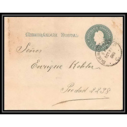 4133/ Argentine (Argentina) Entier Stationery Enveloppe (cover) 5C VERT 1900
