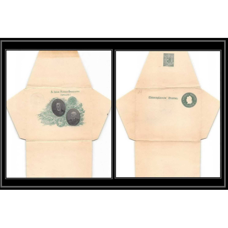 4136/ Argentine (Argentina) Entier Stationery Enveloppe (cover) 5C VERT neuf (mint) tb