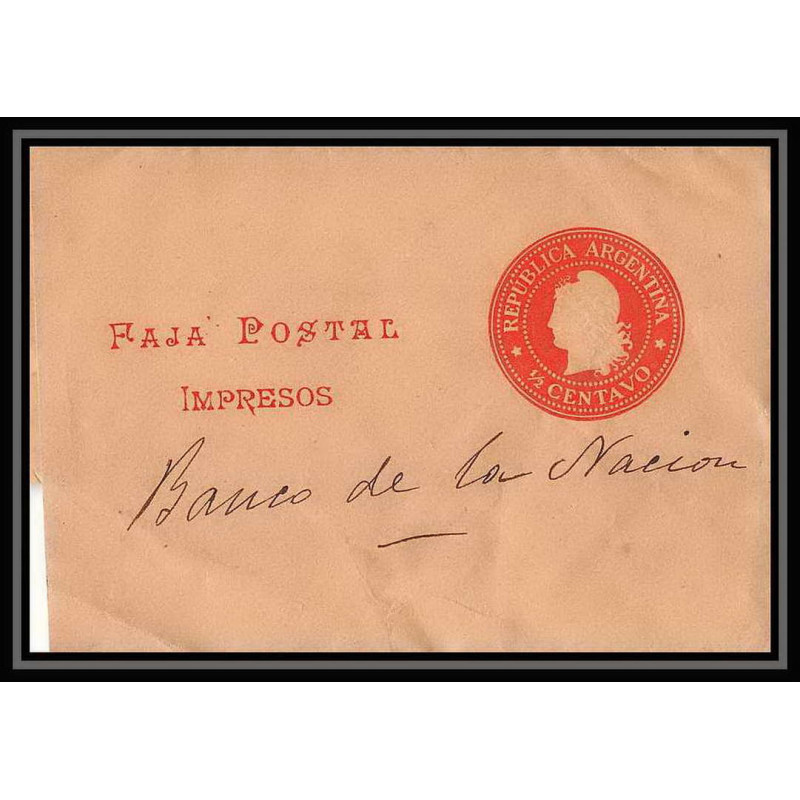 4148/ Argentine (Argentina) Entier Stationery Bande pour journal newspapers wrapper N°23