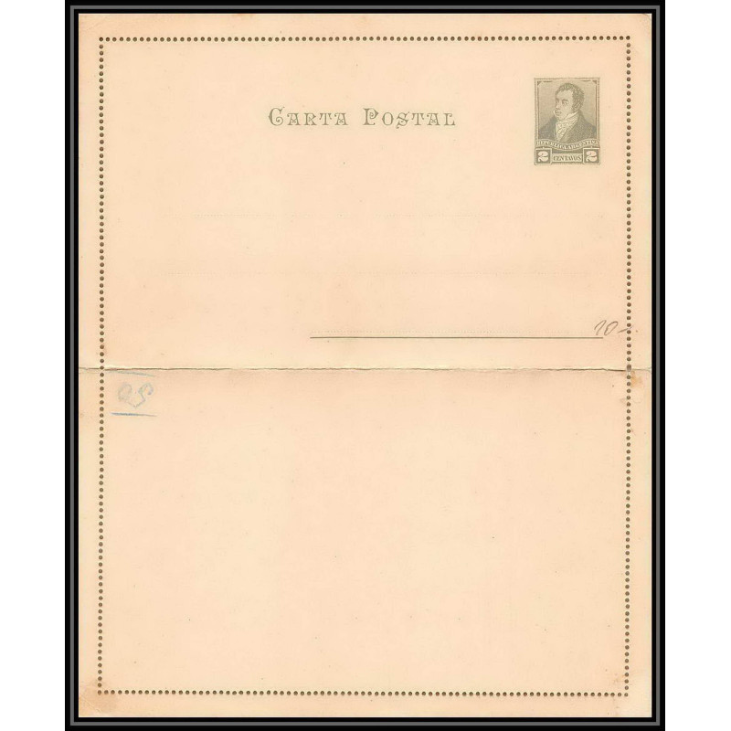 4170/ Argentine (Argentina) Entier Stationery carte lettre letter card N°12 neuf (mint) tb