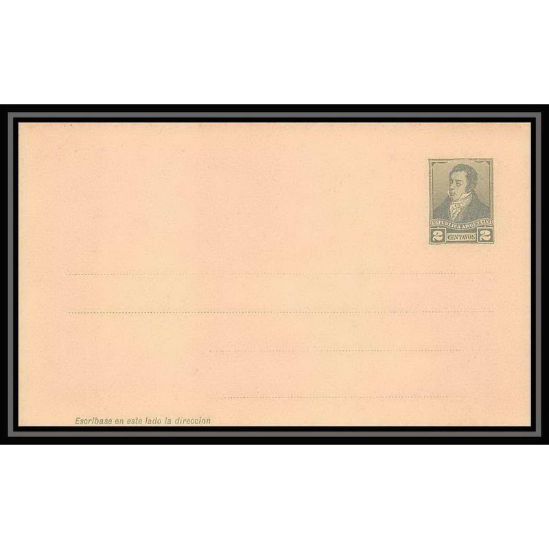4173/ Argentine (Argentina) Entier Stationery Carte postale (postcard) N°12 neuf (mint) tb