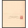 4189/ Argentine (Argentina) Entier Stationery Carte postale (postcard) N°13 + réponse neuf (mint) 