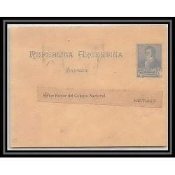 4195/ Argentine (Argentina) Entier Stationery Bande pour journal newspapers wrapper N°15 1892