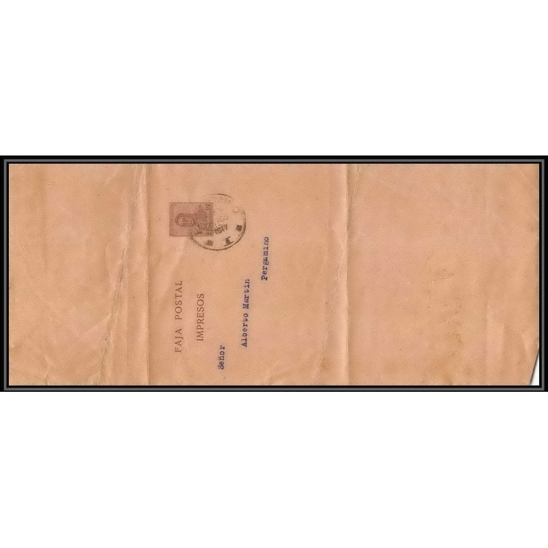 4196/ Argentine (Argentina) Entier Stationery Bande pour journal newspapers wrapper N°45 1917