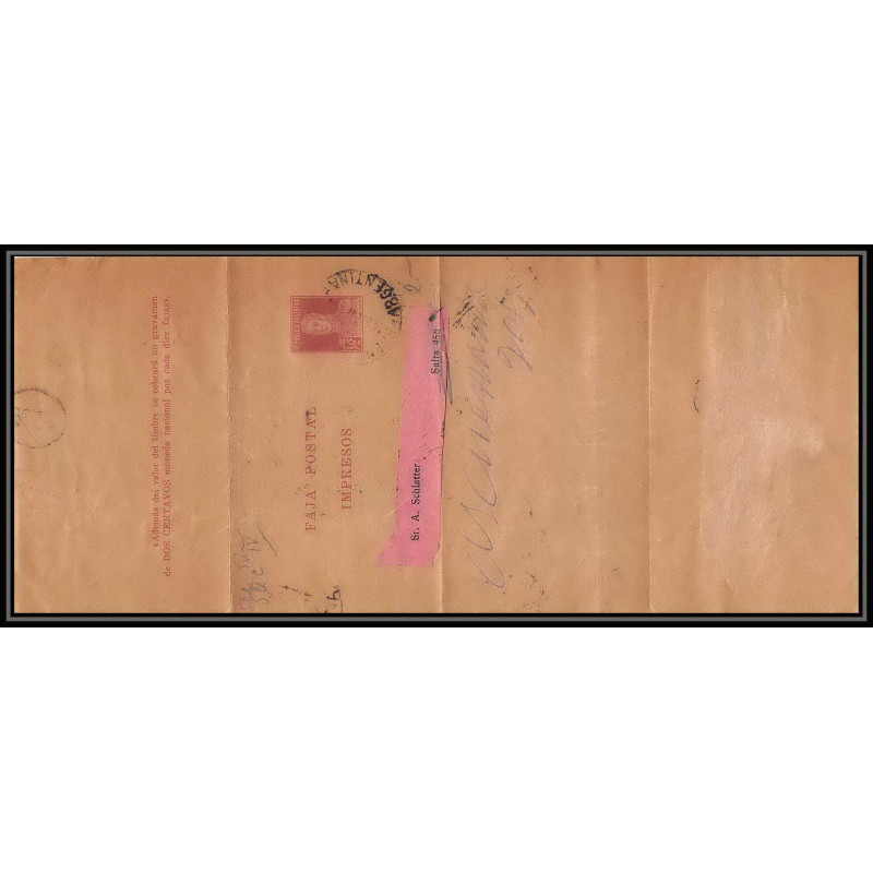 4200/ Argentine (Argentina) Entier Stationery Bande pour journal newspapers wrapper N°53