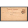 4209/ Argentine (Argentina) Entier Stationery Bande pour journal newspapers wrapper N°8 1889