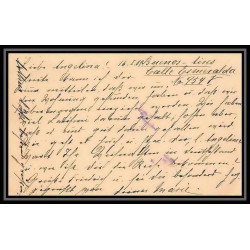 4216/ Argentine (Argentina) Entier Stationery Carte postale (postcard) N°31 pour milano Italie (italy)