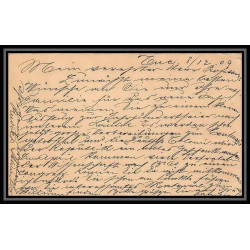 4217/ Argentine (Argentina) Entier Stationery Carte postale (postcard) N°31 pour Chemnitz Allemagne (germany) 1909