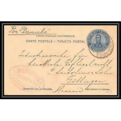 4218/ Argentine (Argentina) Entier Stationery Carte postale (postcard) N°31 pour Chemnitz gottingen (germany) 1912
