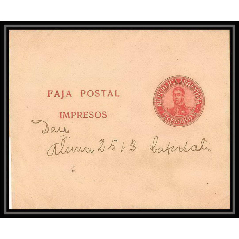 4225/ Argentine (Argentina) Entier Stationery Bande pour journal newspapers wrapper N°33