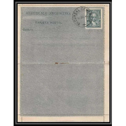4253/ Argentine (Argentina) Entier Stationery carte lettre letter card N°2 1888