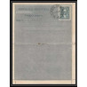 4253/ Argentine (Argentina) Entier Stationery carte lettre letter card N°2 1888