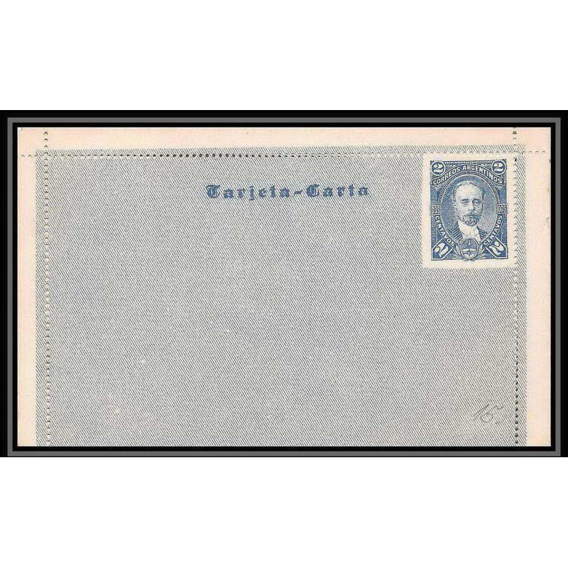 4255/ Argentine (Argentina) Entier Stationery carte lettre letter card N°1 neuf (mint) tb