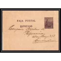 4267/ Argentine (Argentina) Entier Stationery Bande pour journal newspapers wrapper N°39