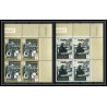 368b - Fujeira MNH ** Mi N° 60 / 67 A bloc 4 Winston Churchill Coin de feuille cote 22 euros