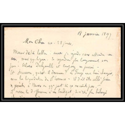 4507 carte lettre + complement maritime vapor espagne 1897 pour lille Argentine (Argentina) Entier postal Stationery