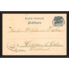 4547 hirsau reichspost 5 vert 1896 carte postale Allemagne (germany) Entier postal Stationery