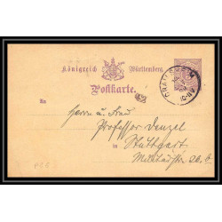 4553 5p lillas 1886 carte postale Allemagne (germany) Entier postal Stationery