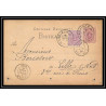 4556 markirch Sainte-Marie-aux-Mines 5p lillas 1880 carte postale Allemagne (germany) Entier postal Stationery