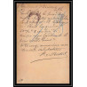 4556 markirch Sainte-Marie-aux-Mines 5p lillas 1880 carte postale Allemagne (germany) Entier postal Stationery