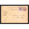 4560 5p lillas 1881 voir cachet carte postale Allemagne (germany) Entier postal Stationery