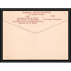 4573 reichspost neuf ttb carte lettre Allemagne (germany) Entier postal Stationery