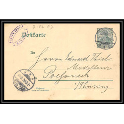 4577 carte postale Allemagne (germany) 1907 Entier postal Stationery