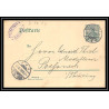 4577 carte postale Allemagne (germany) 1907 Entier postal Stationery