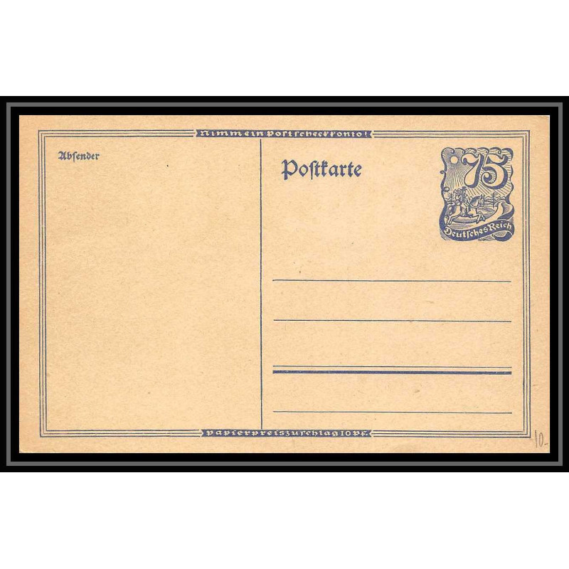 4588 deutsche reich neuf ttb carte postale Allemagne (germany) Entier postal Stationery