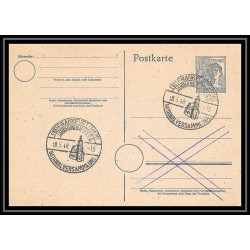 4589 deutsche post 1948 frankfurt carte postale Allemagne (germany) Entier postal Stationery