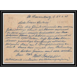 4590 deutsche post goslar 1948 complement affranchissement compose carte Allemagne (germany) Entier postal Stationery
