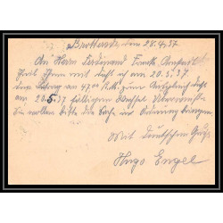 4603 deutsche reich hindenburg 6p carte postale Allemagne (germany) Entier postal Stationery